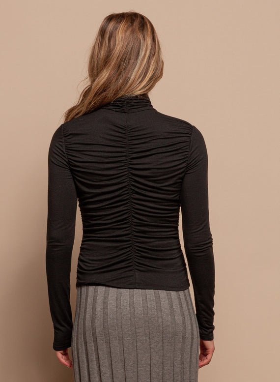 Crossed Mock Keyhole Top